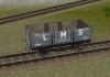 LMS 5 plank side door wagon pre 1937 livery