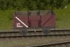LMS 7 plank end door wagon post 1937 livery