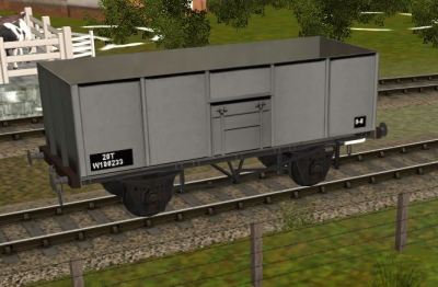 BR ex GWR 20 ton (1) side door wagon
