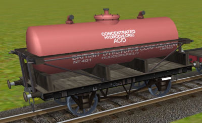 British Dyestuffs Hydrochloric Acid Tankn Wagon