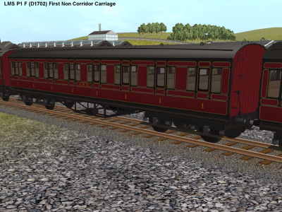 LMS P1 F (D1702) First Class Non Corridor Carriage