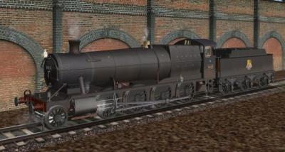 BR ex GWR 2884 Class loco & tender by skipper1945