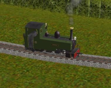 Hunslet Loco - Green by clam1952