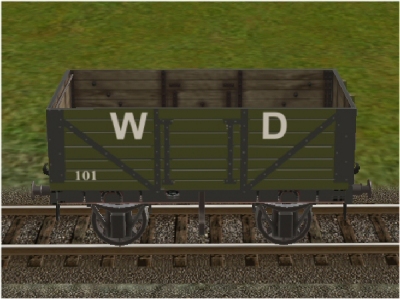War Dept 7 plank wagon