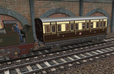 GWR V6 4 wheel composite carriage by skipper1945