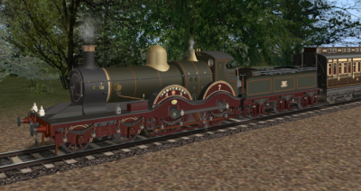 GWR Armstrong 4-4-0 Loco