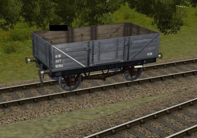 GWR 5 plank end door wagon post 1937 livery