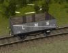 LMS 5 plank end door wagon in pre 1937 livery