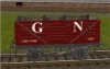 Great Northern Rly 7 plank wagon