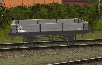 LNER 3 plank wagon in post 1937 livery