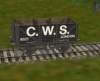 CWS London 7 plank wagon (Black)