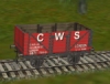 CWS London 7 plank wagon (Red)