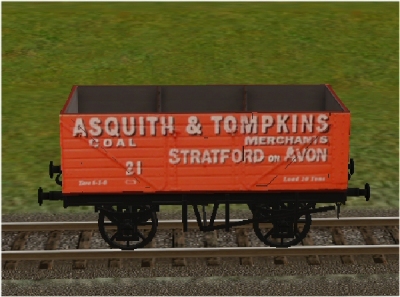 Asquith & Tompkins 7 plank wagon