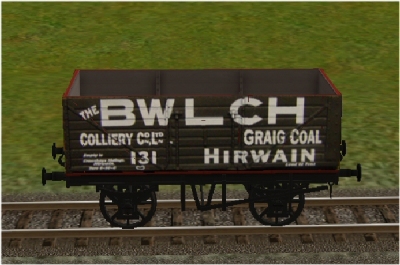 Bwlch Hirwaun 7 plank wagon
