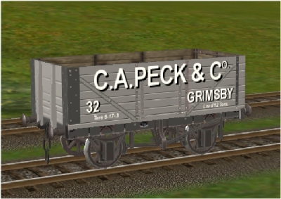 C A Peck 7 plank wagon