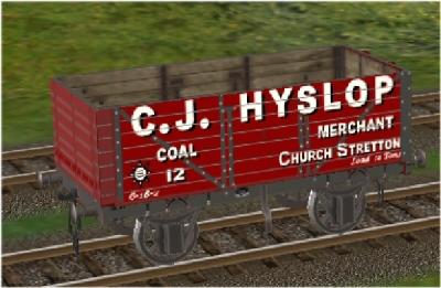 C J Hyslop 7 plank wagon