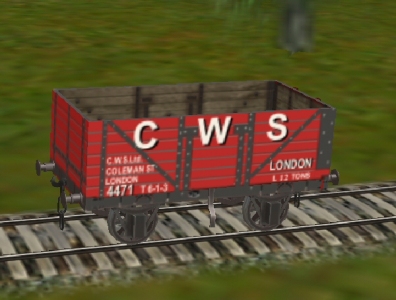 CWS London 7 plank wagon (Red)