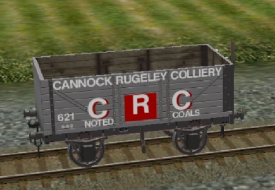 Cannock Rugeley 7 plank wagon