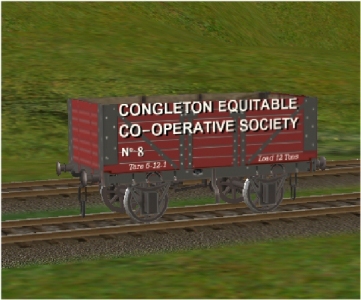 Congleton Co-operative Soc 7 plank wagon