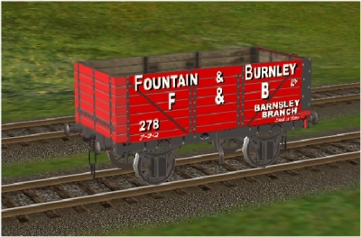 Fountain & Burnley 7 plank wagon