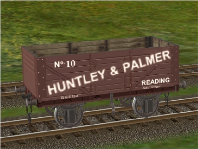 Huntley & Palmers 7 plank wagon