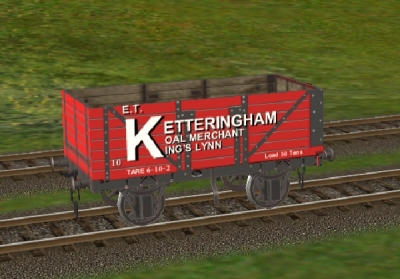 Ketteringham 7 plank wagon