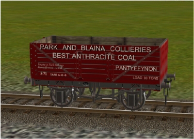 Park & Blaina 7 plank wagon
