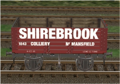 Shirebrook Colliery 7 plank wagon