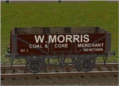 W Morris 5 plank wagon